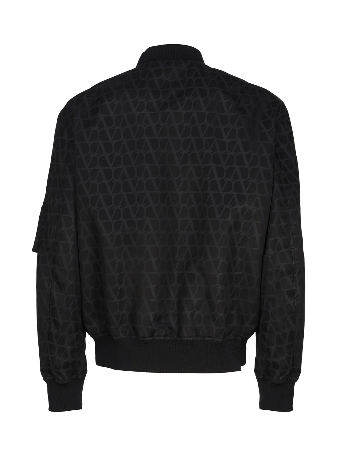 Valentino Garavani Coats Black Polyamide