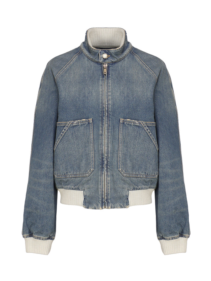 Golden Goose Coats Blue Cotton