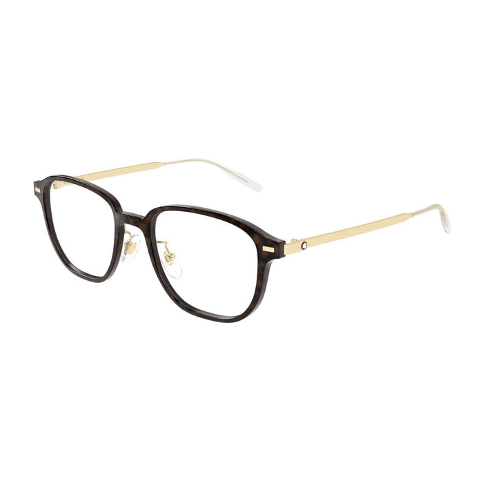 Montblanc Mb0466oa Linea Snowcap Havana Metallo/iniettato Optical Frames