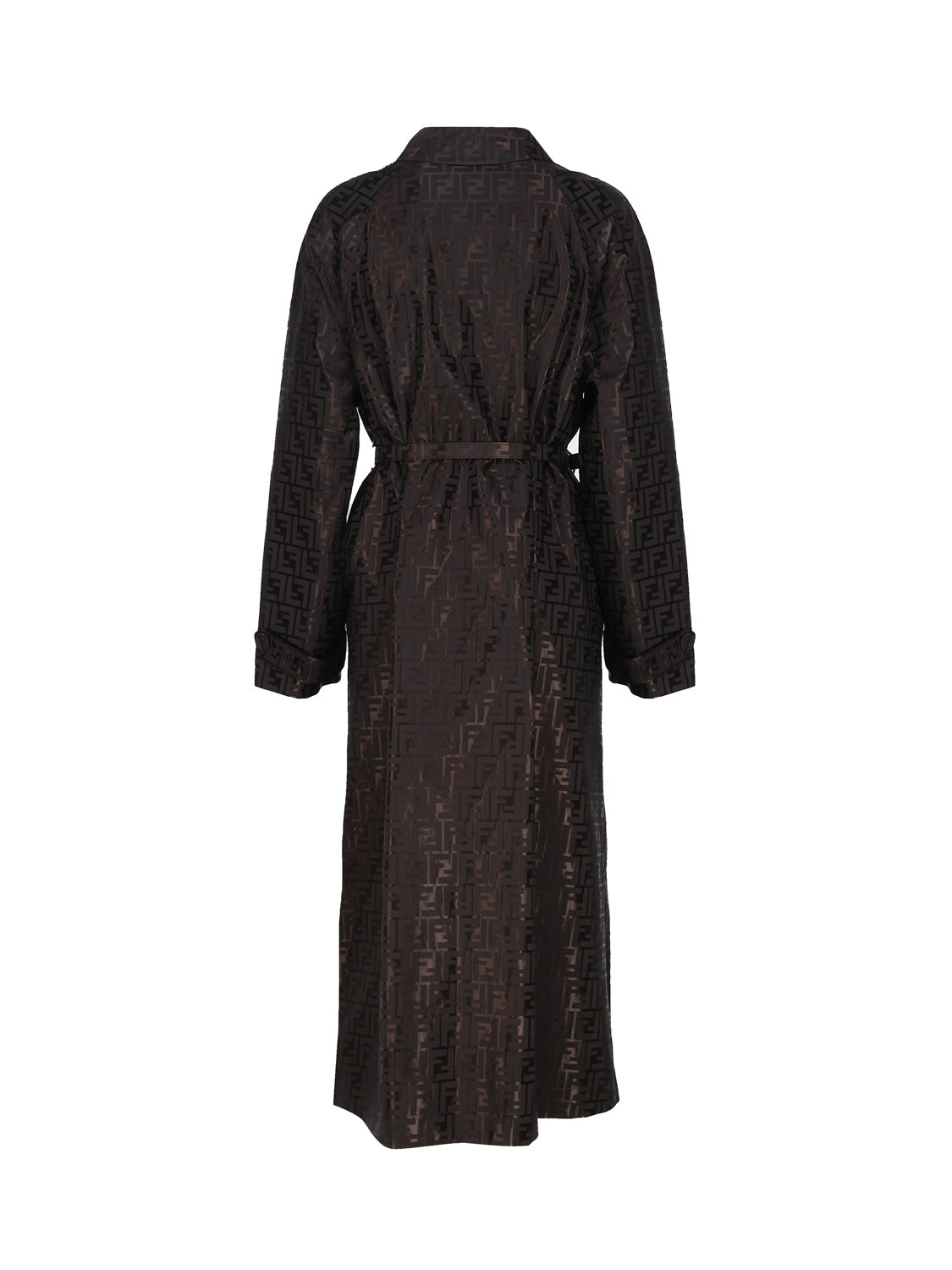 Fendi Coats Ebony Cotton