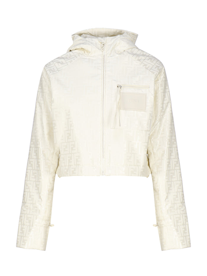 Fendi Coats Penelope-panna Cotton Polyammide