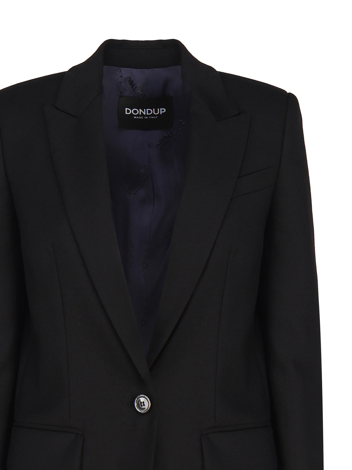 Dondup Jackets Black Virgin Wool
