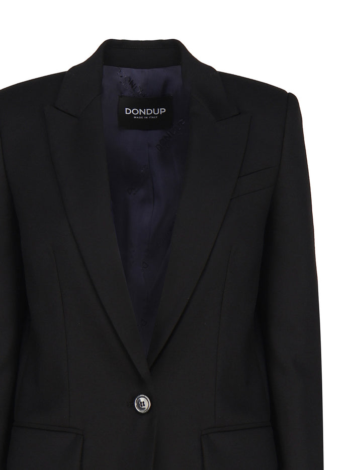 Dondup Jackets Black Virgin Wool