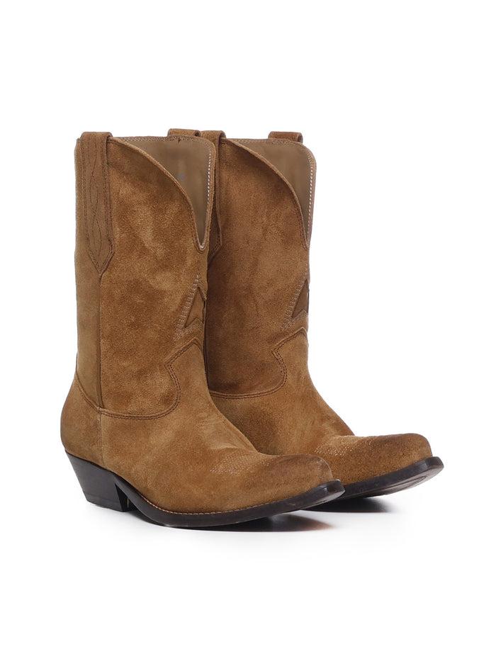 Golden Goose Boots Brandy Cow Leather
