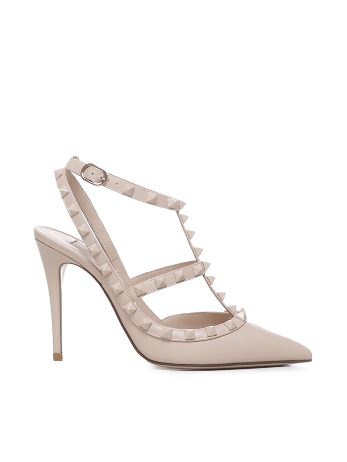 Valentino Garavani With Heel Powder Rose Calfskin