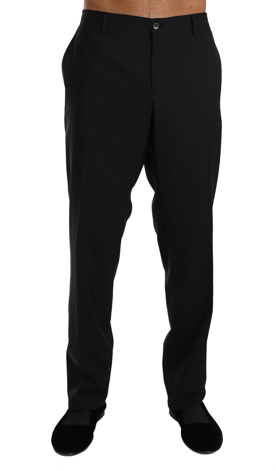 Dolce & Gabbana 97% Wool trousers in black