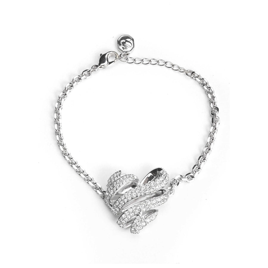 Preloved - Swarovski Womens Hyperbola White Crystal Bracelet 5652789 One Color Bracelets