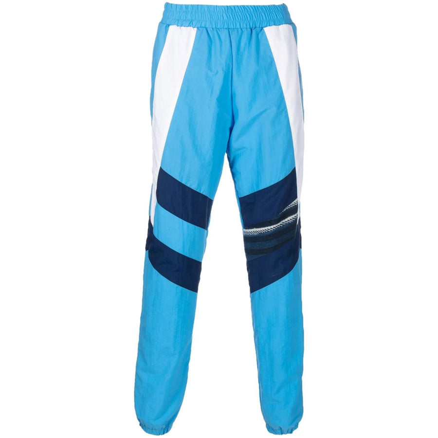 United Rivers Colour-Block Track Pants Blue Nylon