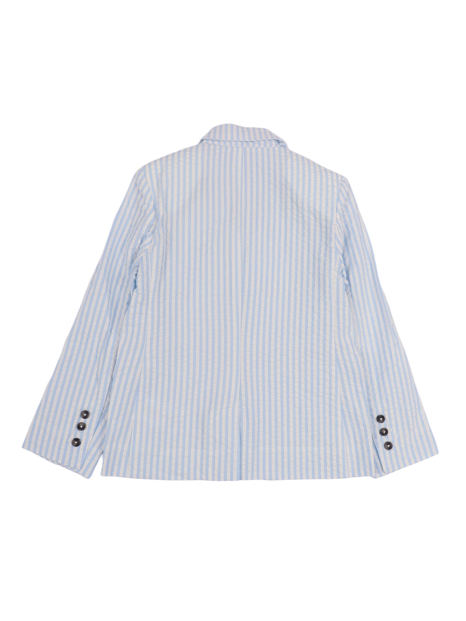 Giacca Elegante Light Blue Cotton Jacket
