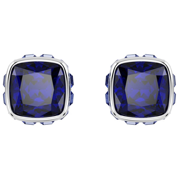 Preloved - Swarovski Womens Birthstone: September Blue Crystal Earrings 5660803 One Color