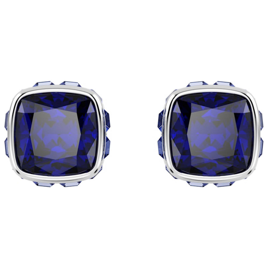 Preloved - Swarovski Womens Birthstone: September Blue Crystal Earrings 5660803 One Color