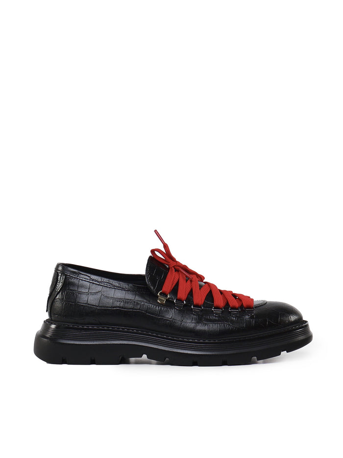 Giuliano Galiano Flat shoes Black Calfskin