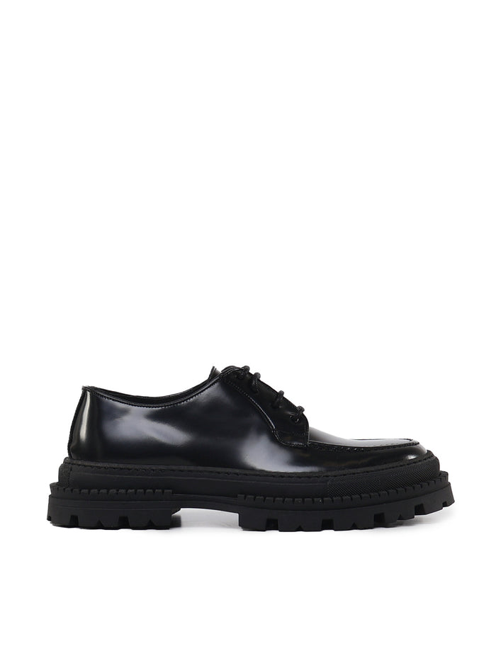 Giuliano Galiano Flat Shoes Black Calfskin