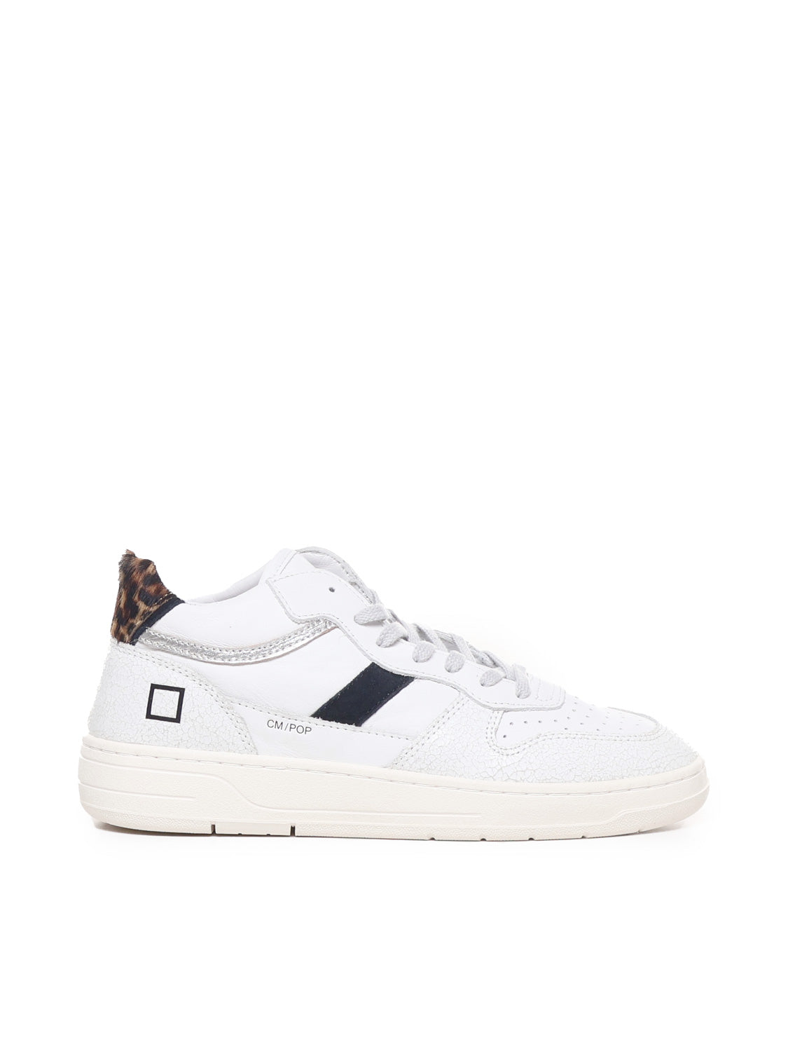 D.a.t.e. Sneakers White-leopard Leather