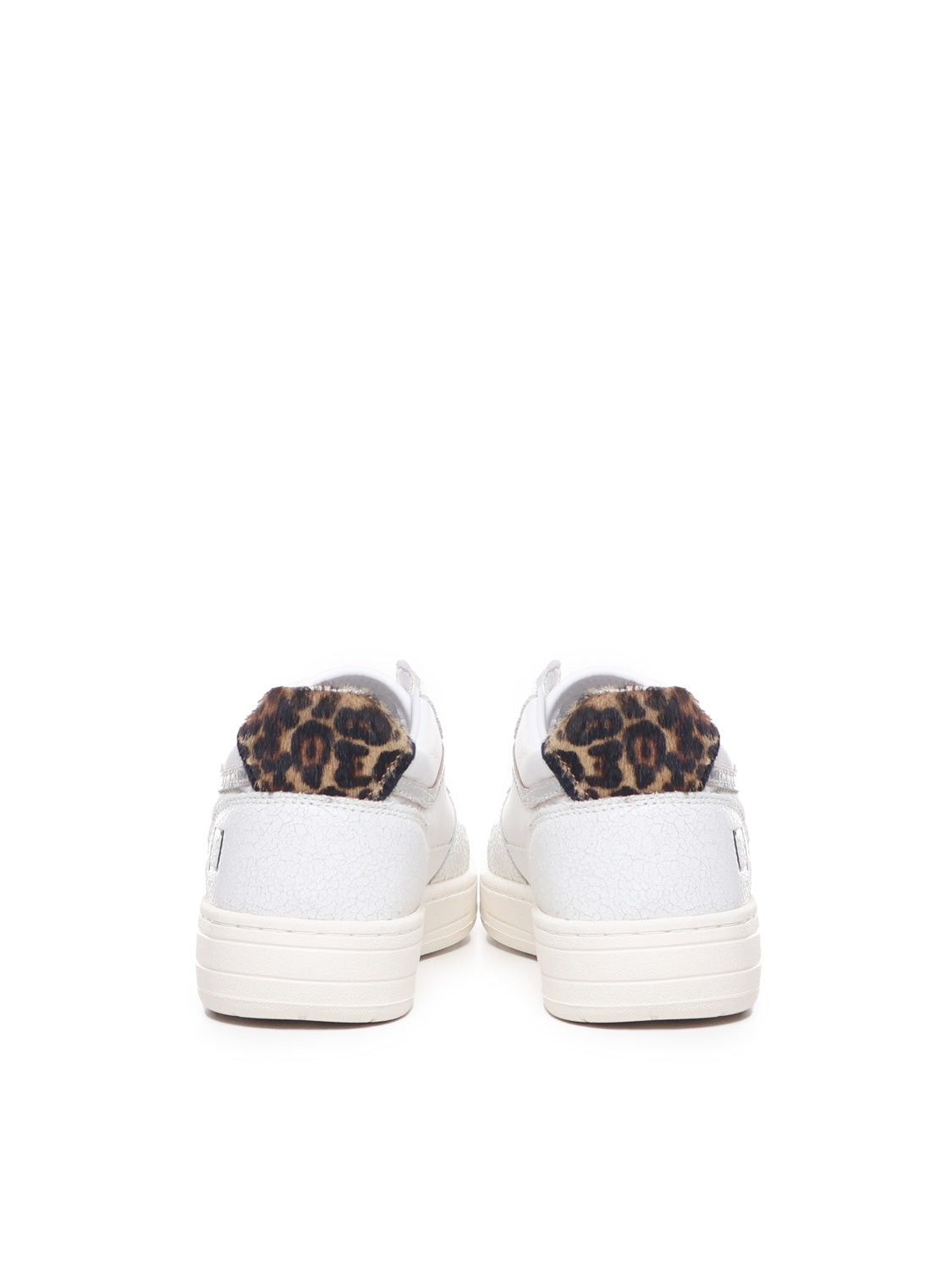 D.a.t.e. Sneakers White-leopard Leather
