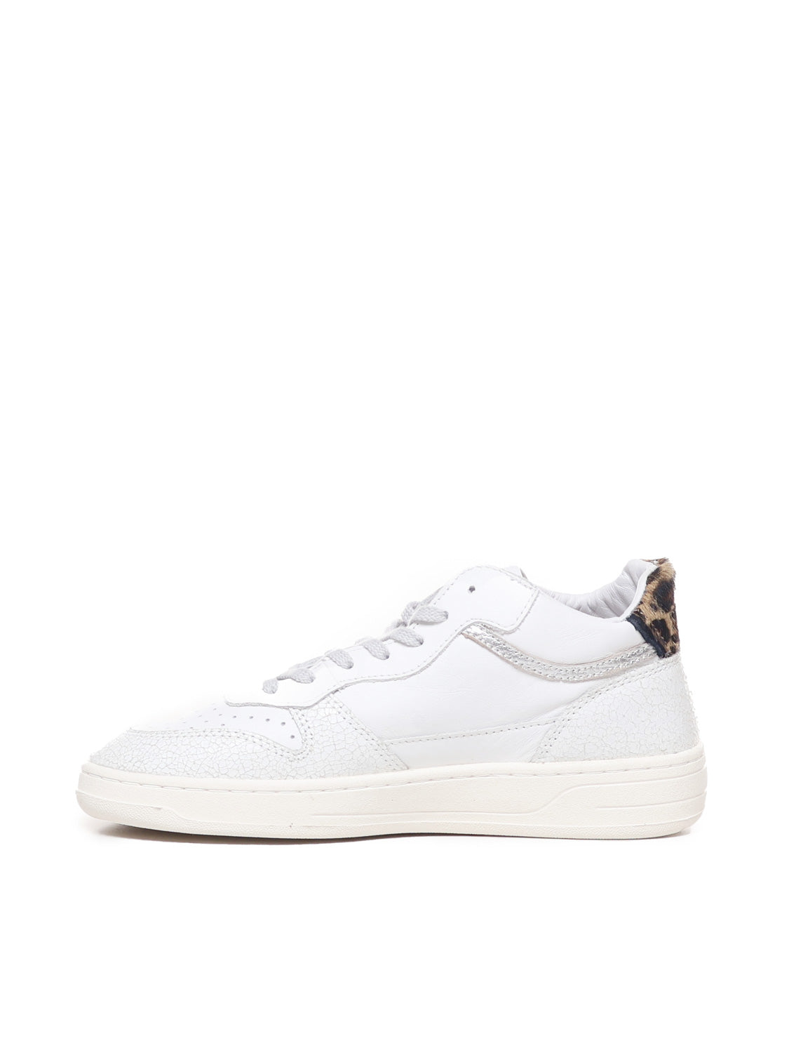 D.a.t.e. Sneakers White-leopard Leather