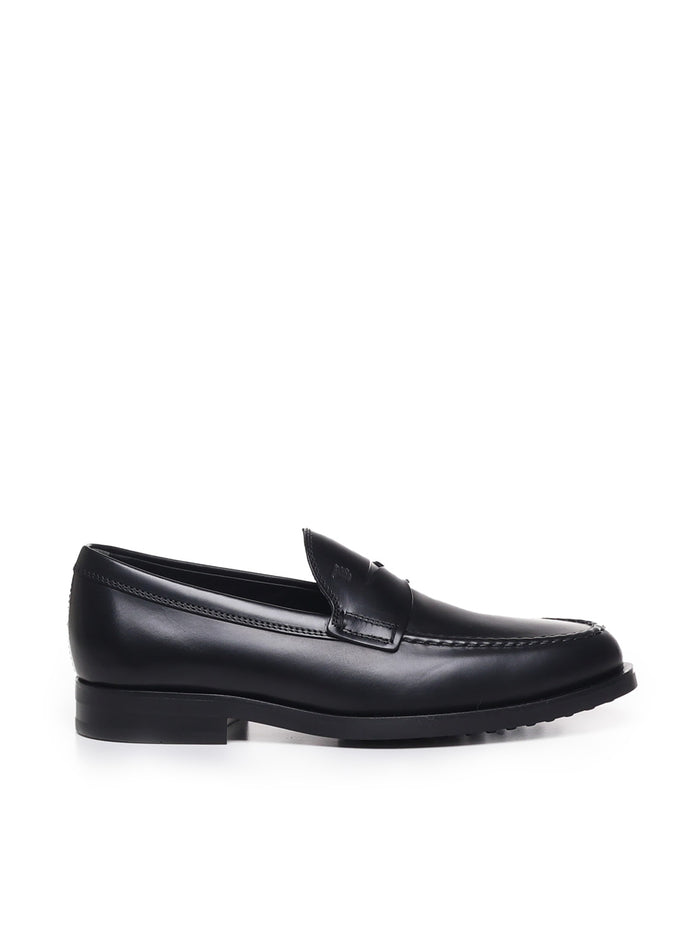 Tods Flat Shoes Black Calfskin