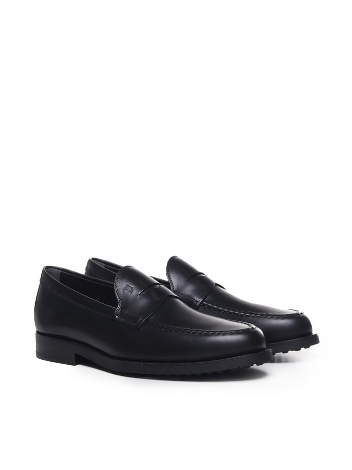 Tods Flat Shoes Black Calfskin