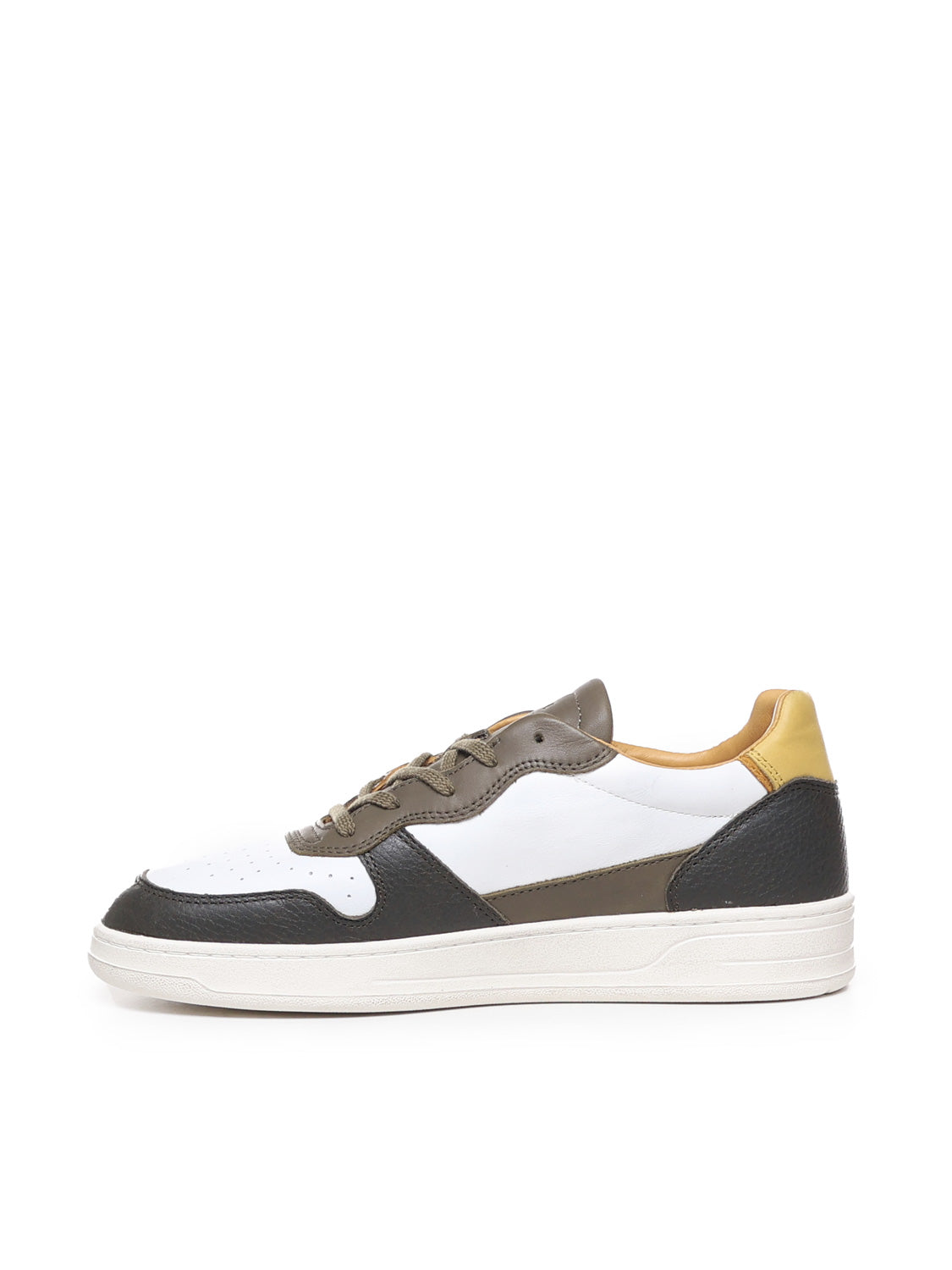 D.a.t.e. Sneakers White-green Leather