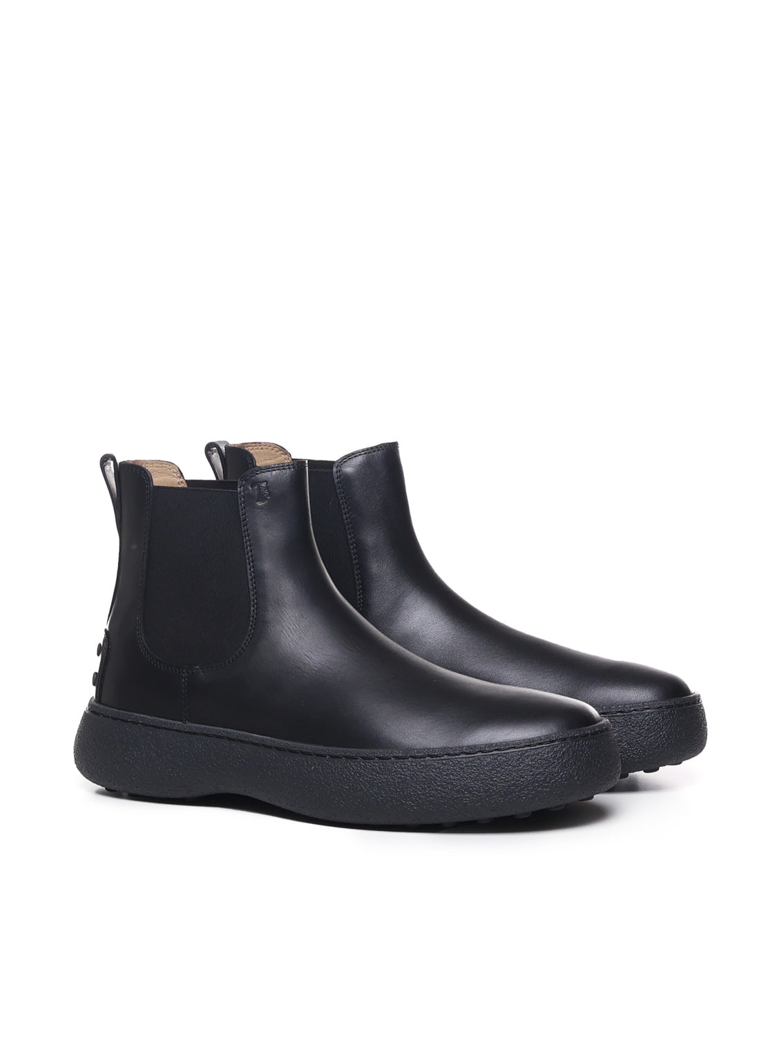 Tods Boots Black Calfskin