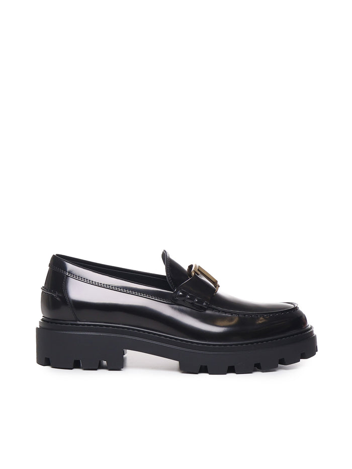 Tods Flat Shoes Black Calfskin