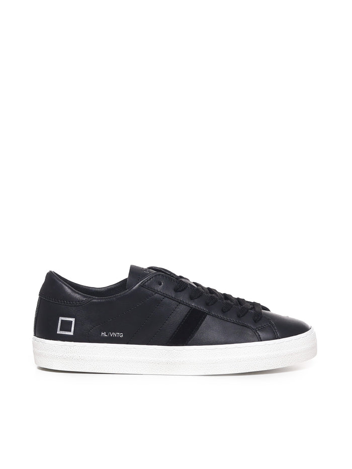 D.a.t.e. Sneakers Black Calfskin