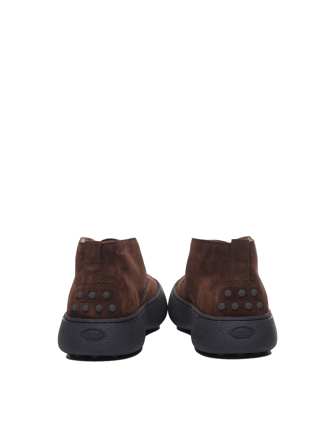 Tods Flat Shoes Brown Suede