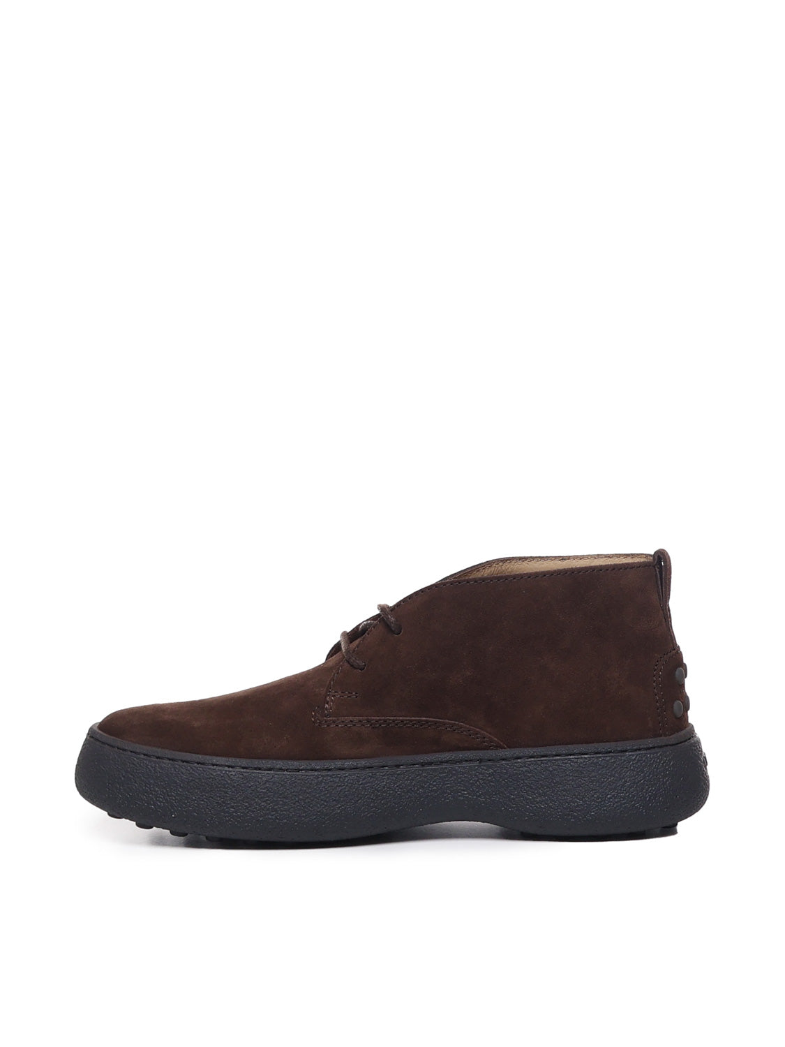 Tods Flat Shoes Brown Suede