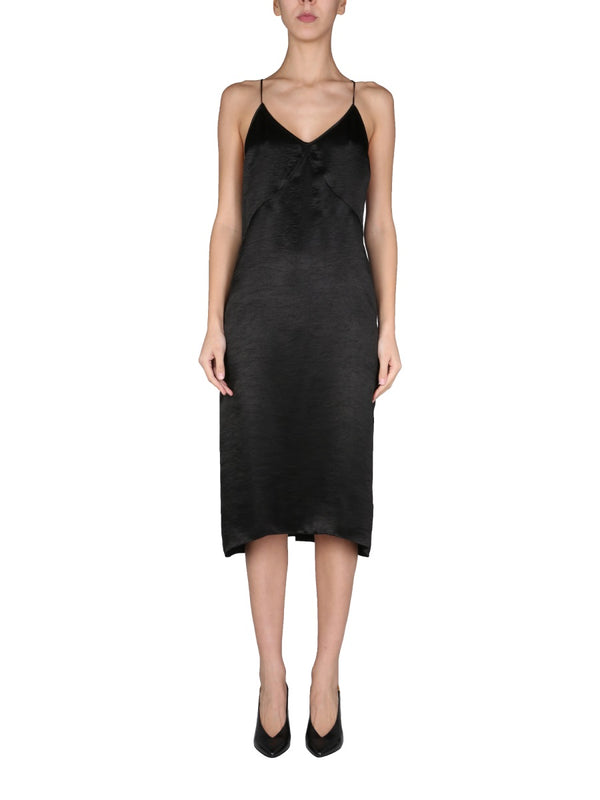 Dress Undervest Black Acetate