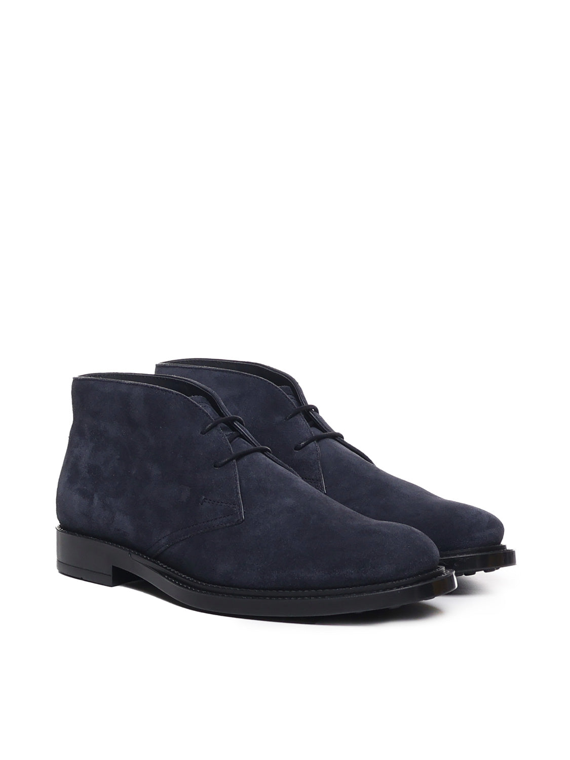 Tods Boots Blue Suede