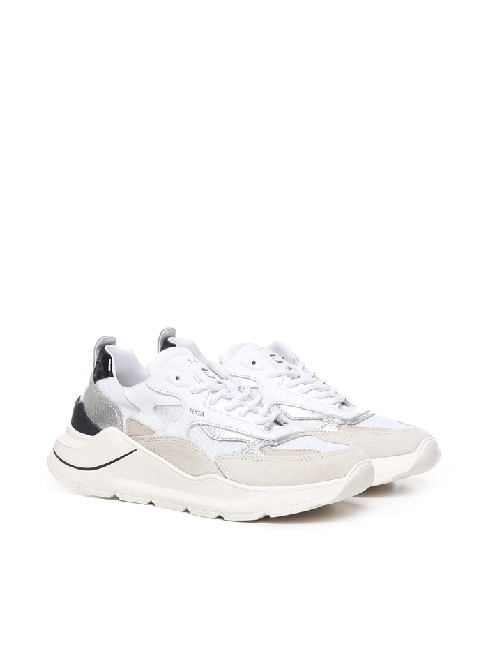 D.a.t.e. Sneakers White-beige Textile