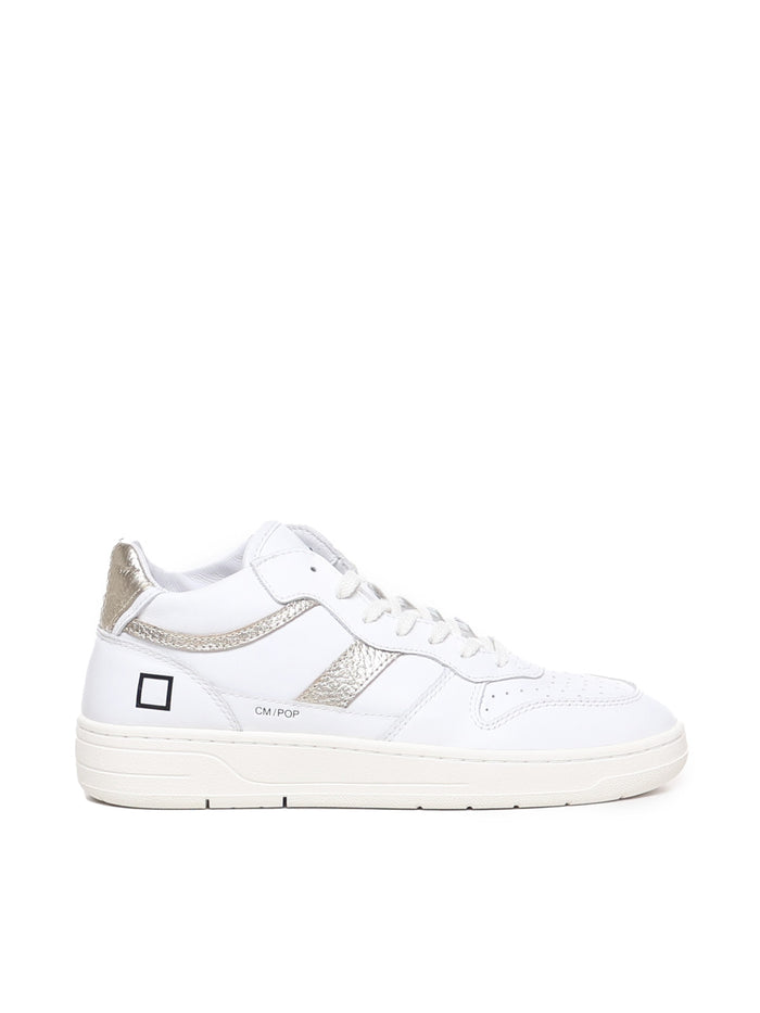 D.a.t.e. Sneakers White-platinum Leather