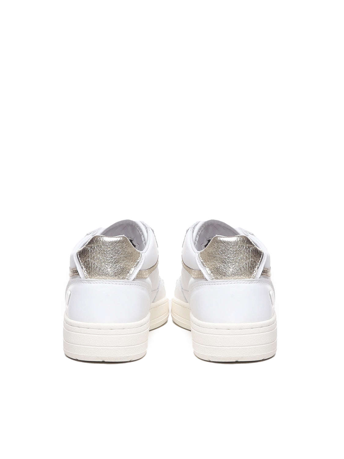 D.a.t.e. Sneakers White-platinum Leather