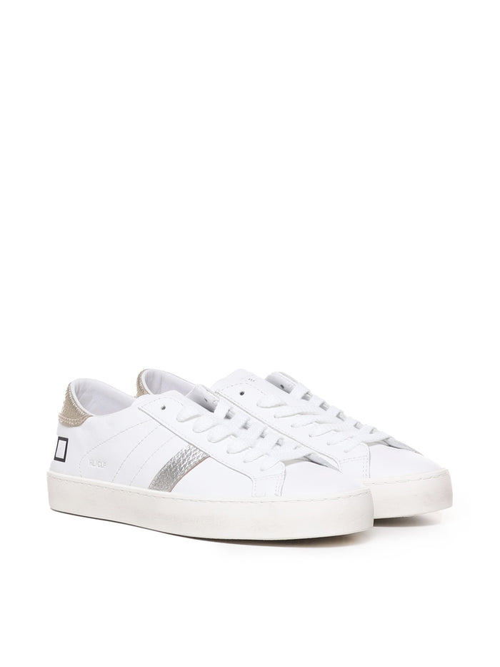 D.a.t.e. Sneakers White-platinum Leather