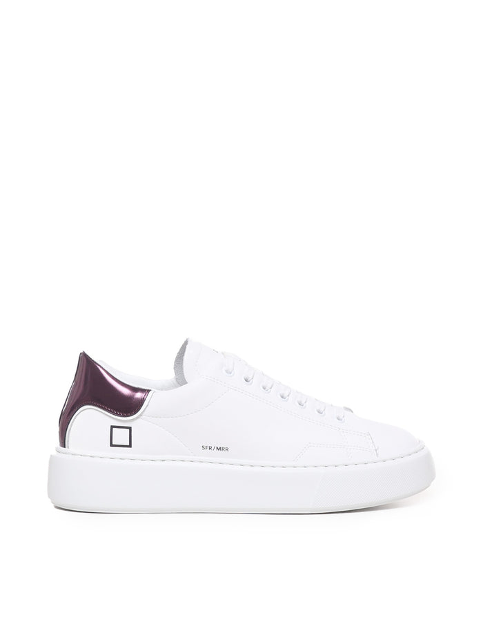 D.a.t.e. Sneakers White-purple
