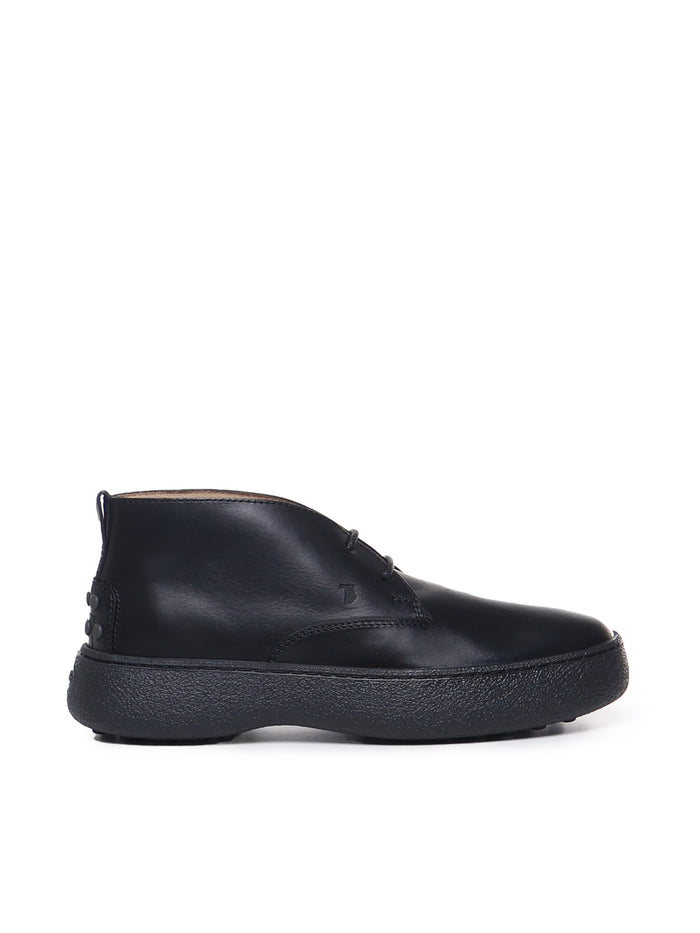 Tods Flat Shoes Black Calfskin