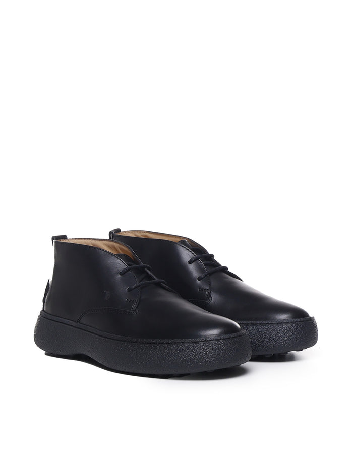 Tods Flat Shoes Black Calfskin