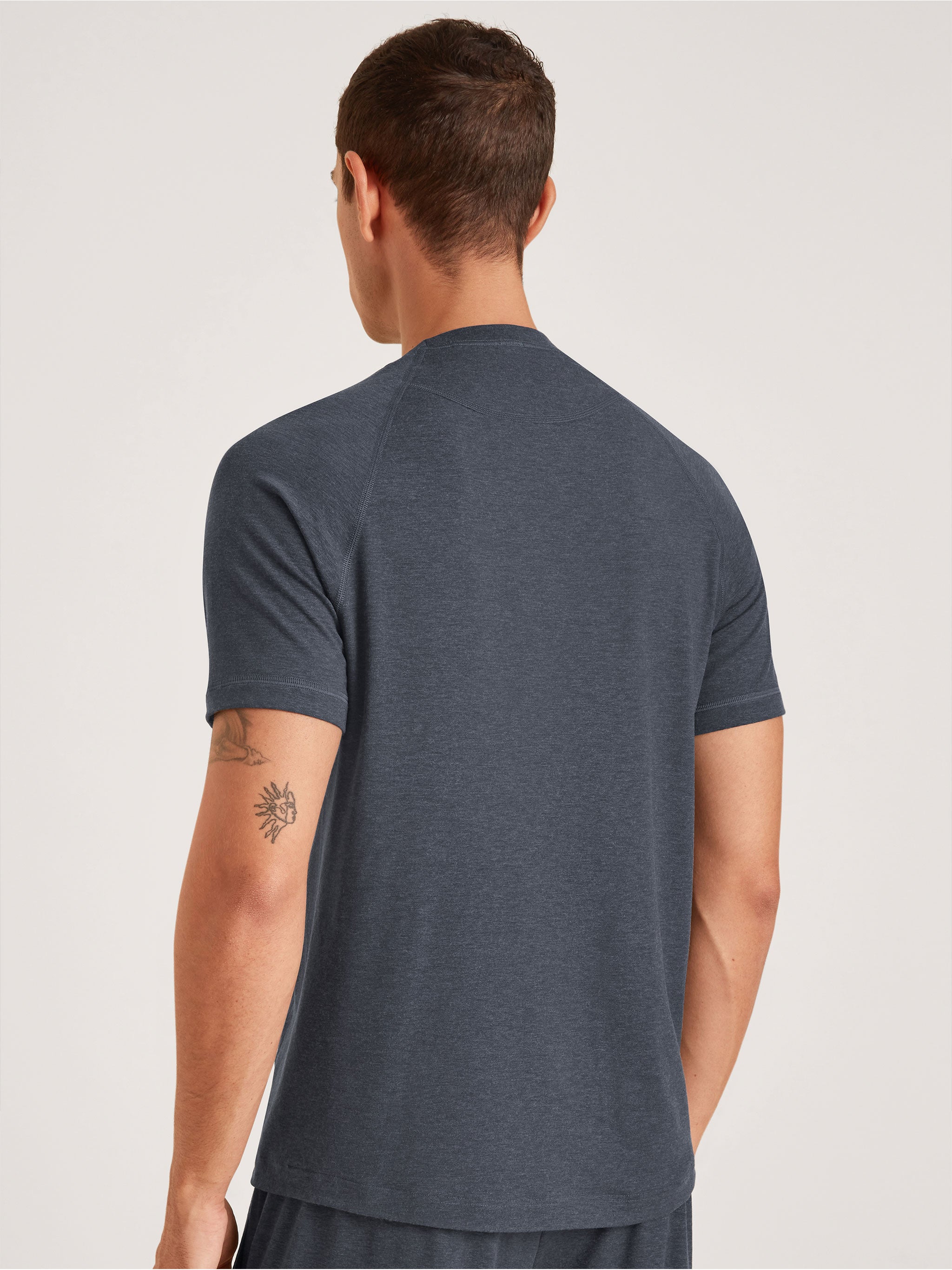 T-Shirt Blue Lyocell |