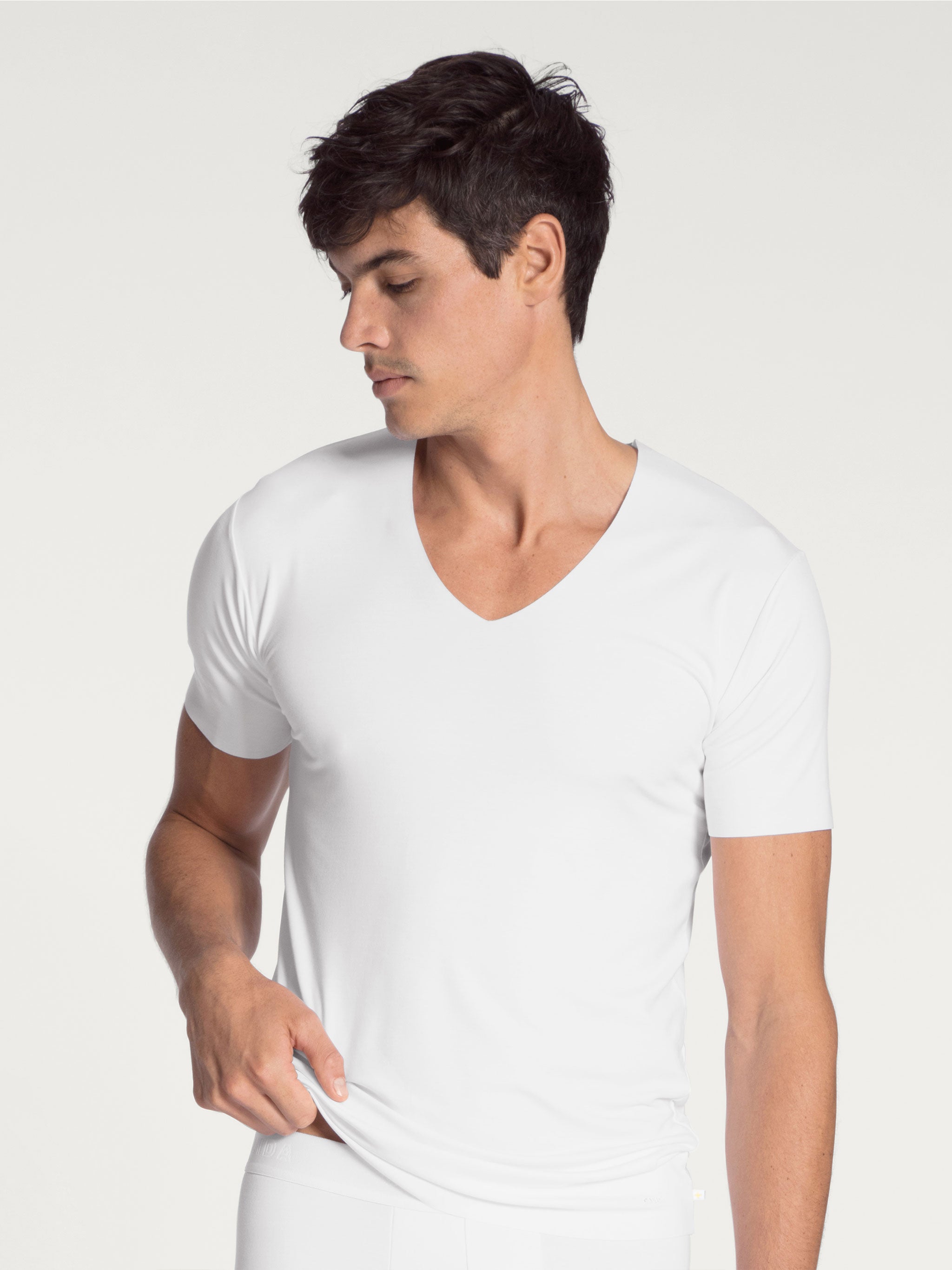 T-shirt White Lyocell |