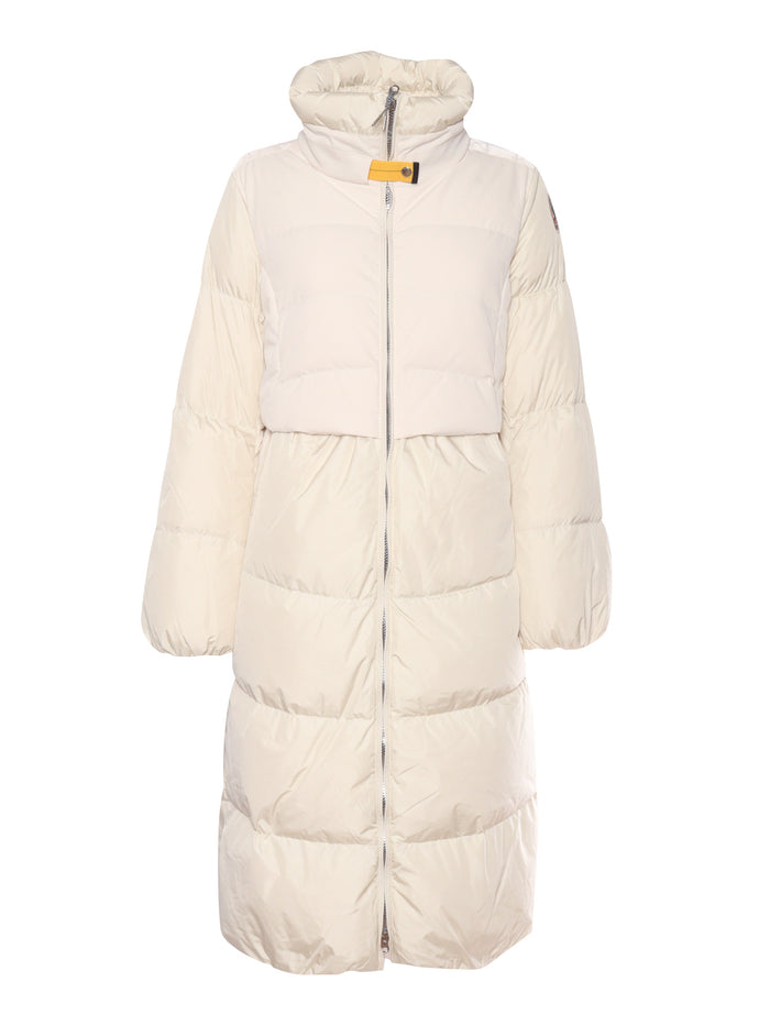 Eyma - Woman Down Coat Beige Short Puffer