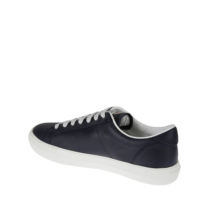 Monaco Leather Sneakers Blue Calf