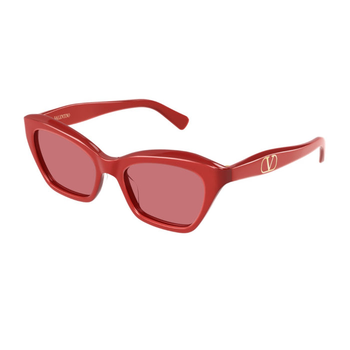 Valentino Vg0009s Linea V Logo Red Acetato Riciclato Sunglasses