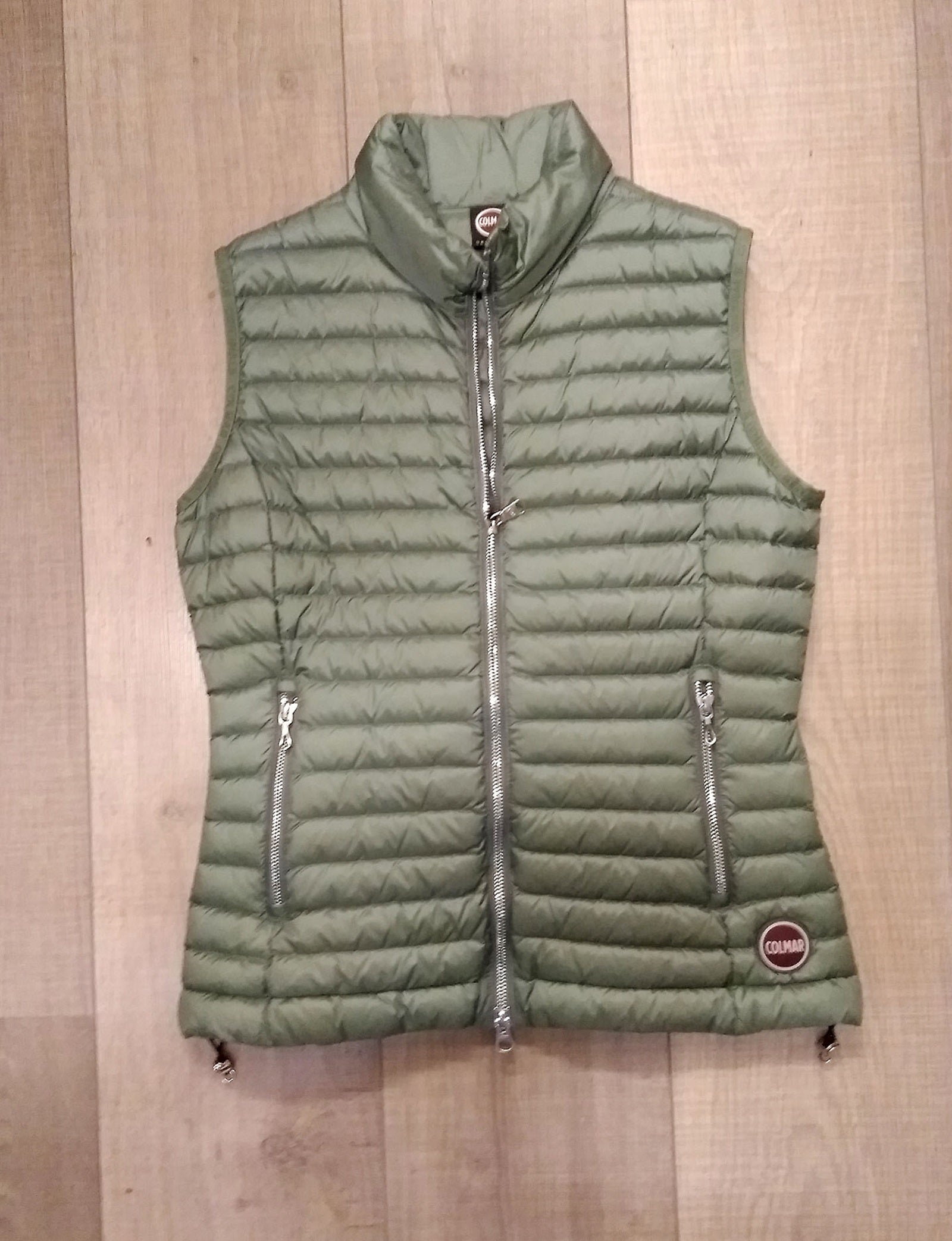 Punky Green Polyamide Gilet