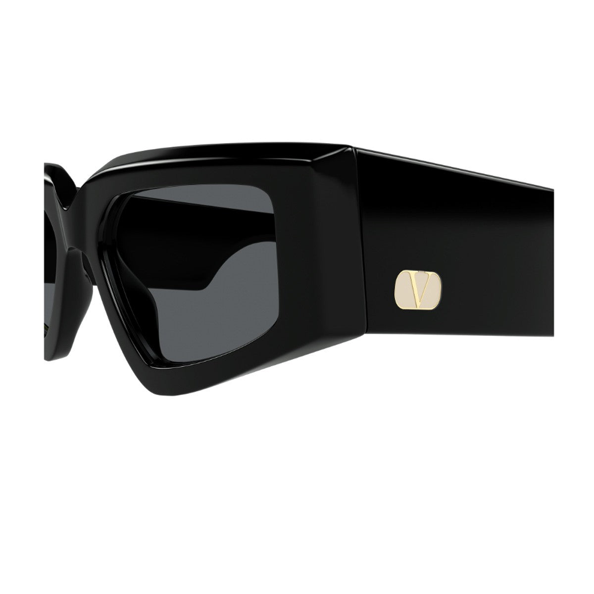 Valentino Vg0006s Linea V Logo Black Acetato Riciclato Sunglasses