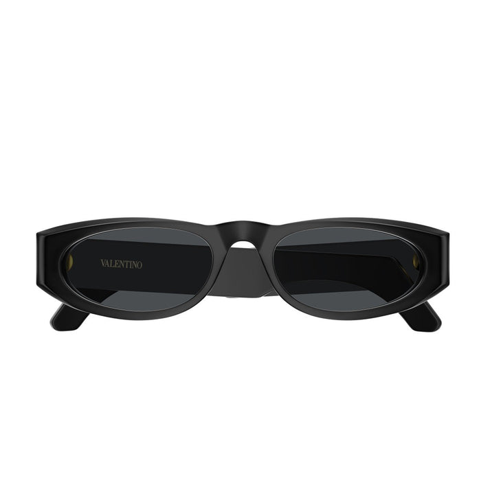 Valentino Vg0007s Linea V Logo Black / Grey Acetato Riciclato Sunglasses