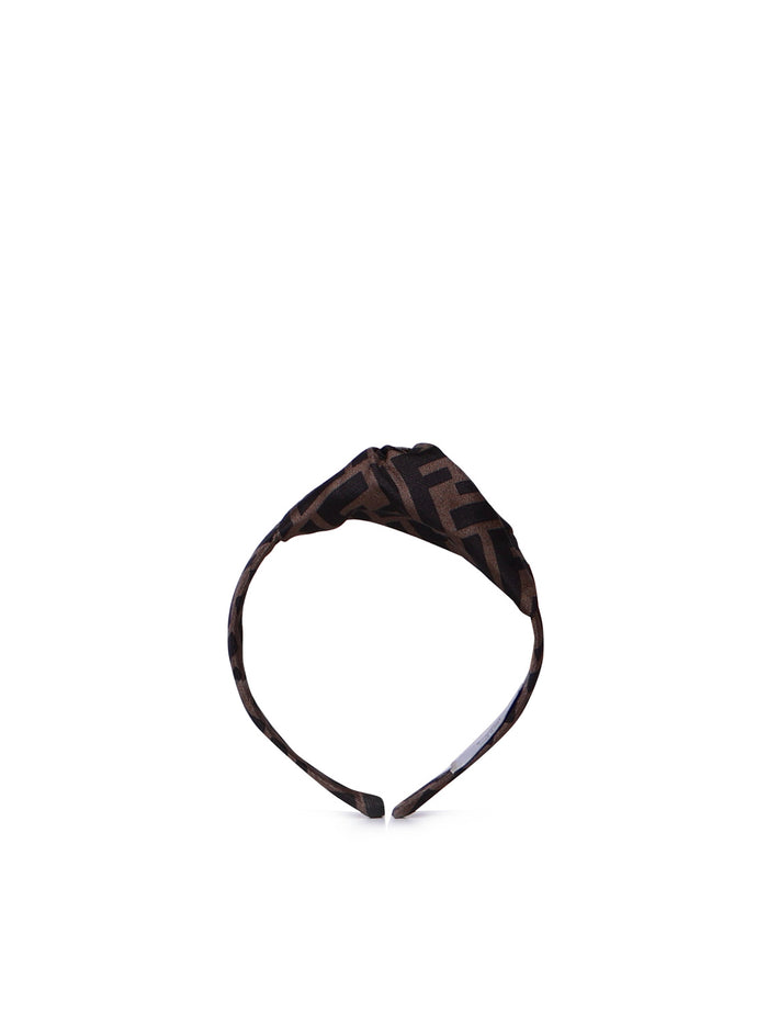 Fendi Accessories Brown Silk