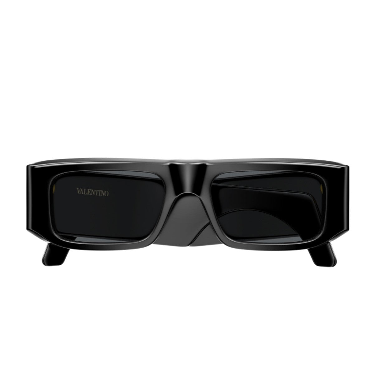 Valentino Vg005s Linea V Logo Black / Grey Acetato Riciclato Sunglasses