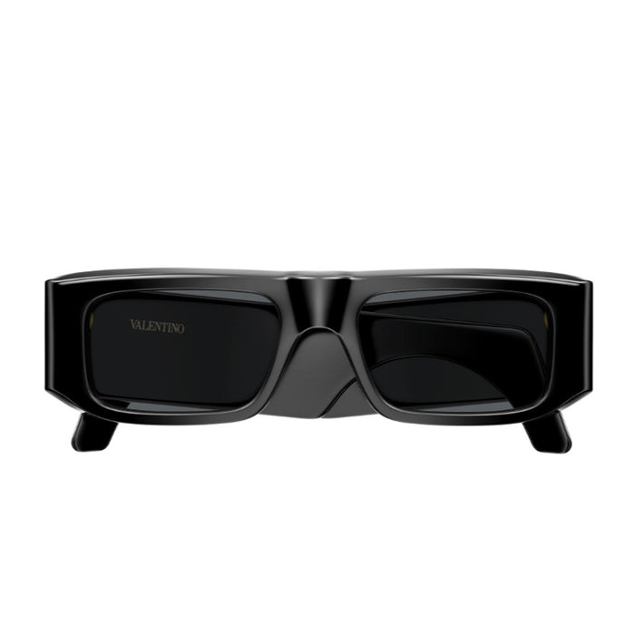 Valentino Vg005s Linea V Logo Black / Grey Acetato Riciclato Sunglasses