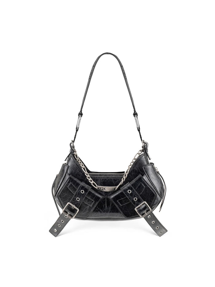 Biasia Bags Black Cowskin
