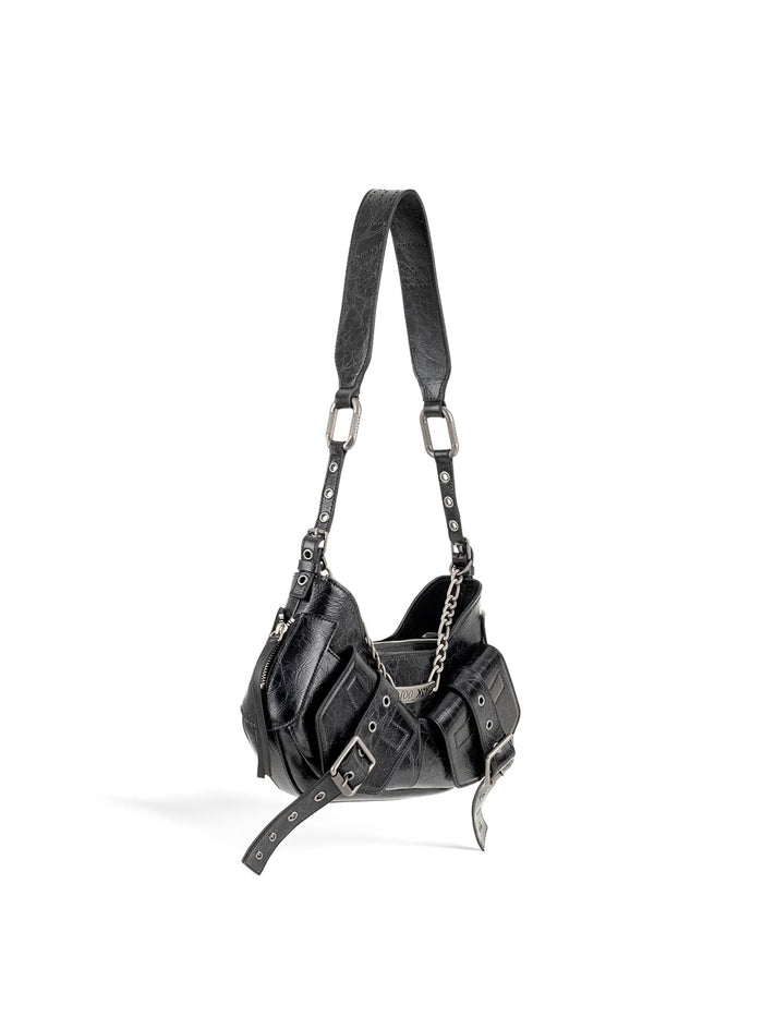 Biasia Bags Black Cowskin